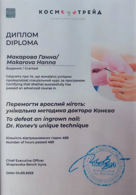 Документ: Победить вросший ноготь: методика доктора Конева, 450&nbsp;ч